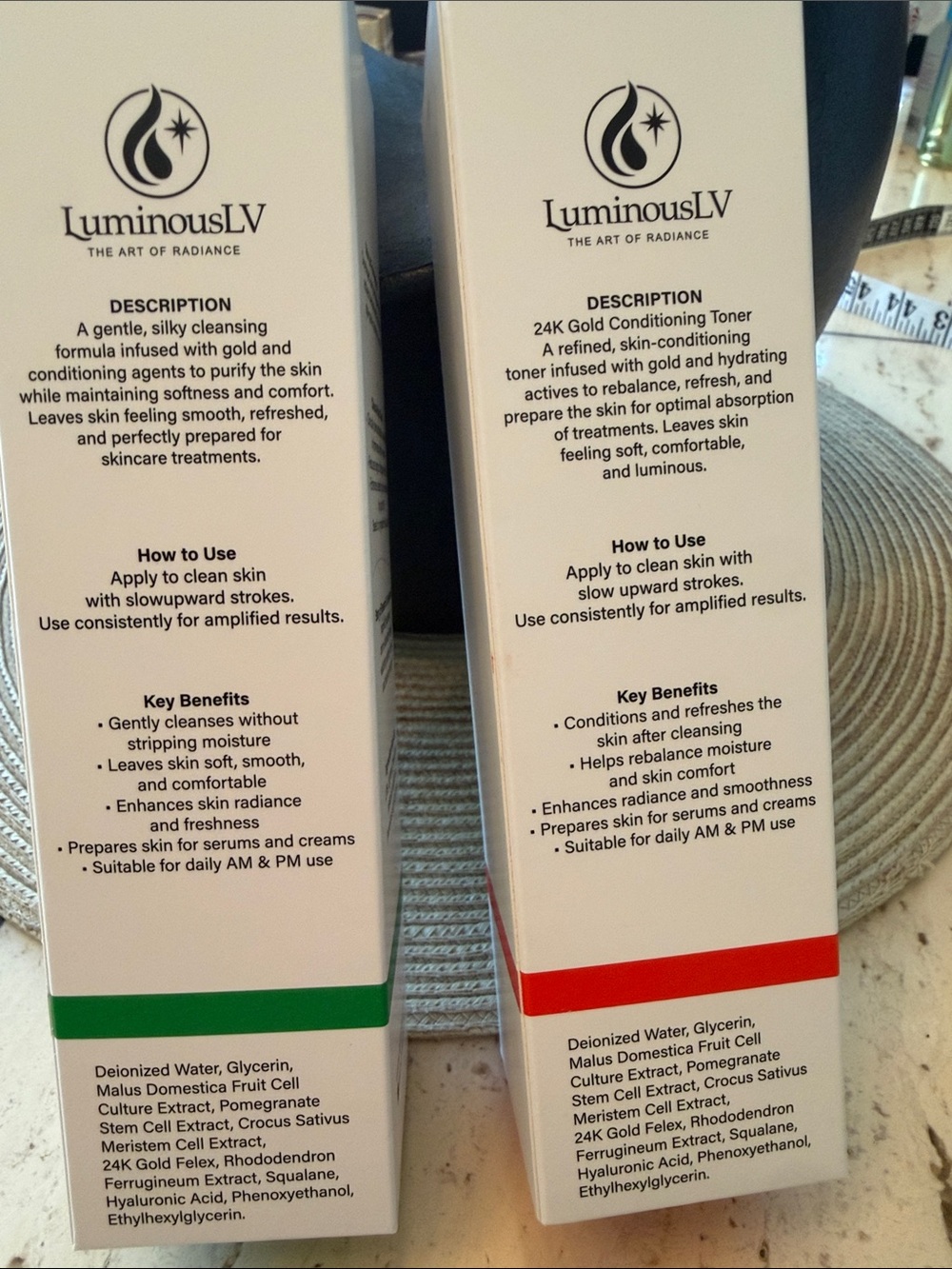 24K Gold Silk Cleanser & Conditioning Toner - Luminous Lv Set - Picture 6 of 10